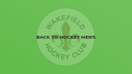 Back to Hockey Men's