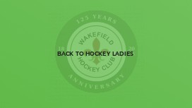 Back to Hockey Ladies