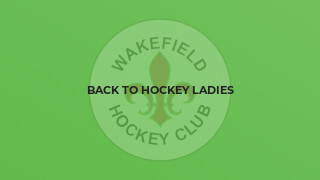 Back to Hockey Ladies