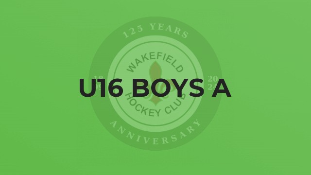 U16 Boys A