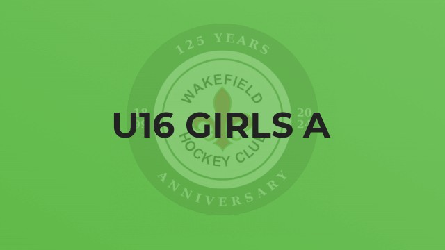 U16 Girls A