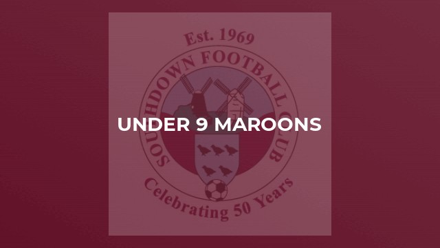 Under 9 Maroons