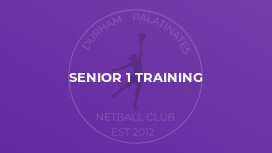 Senior 1 Training
