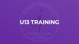 U13 Training