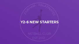 Y2-6 New Starters