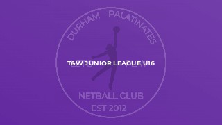 T&W Junior League U16