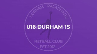 U16 Durham 1s