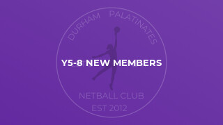 Y5-8 New Members