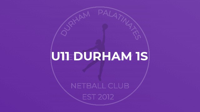 U11 Durham 1s