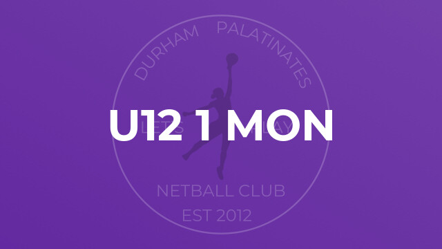 U12 1 Mon