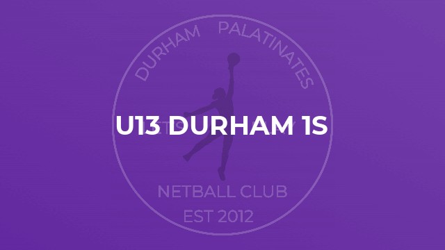 U13 Durham 1s