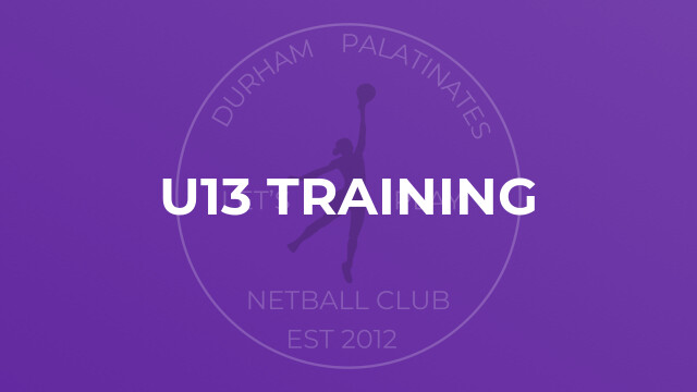 U13 Training
