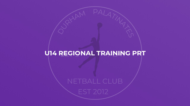 U14 Regional Training Prt