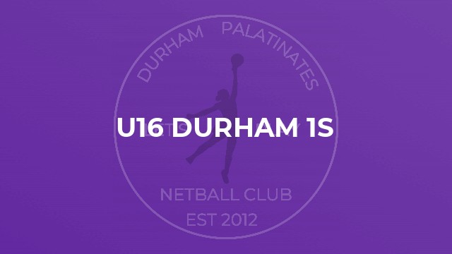 U16 Durham 1s
