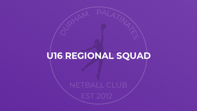 U16 Regional Squad