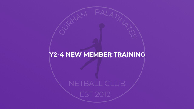 Y2-4 New Member Training