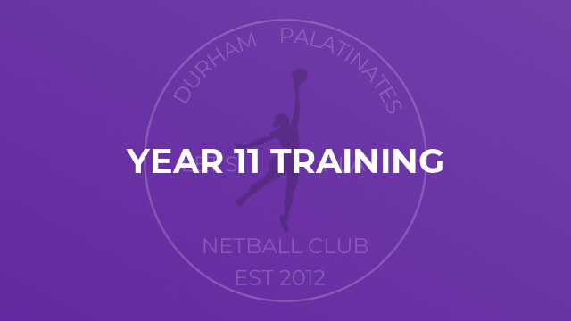 Year 11 Training