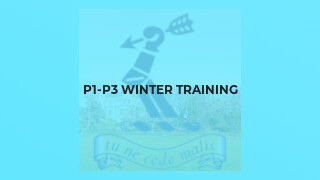 P1-P3 winter training