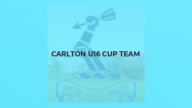 Carlton U16 Cup Team