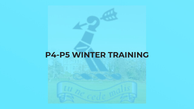 P4-P5 winter training