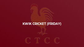 Kwik Cricket (Friday)