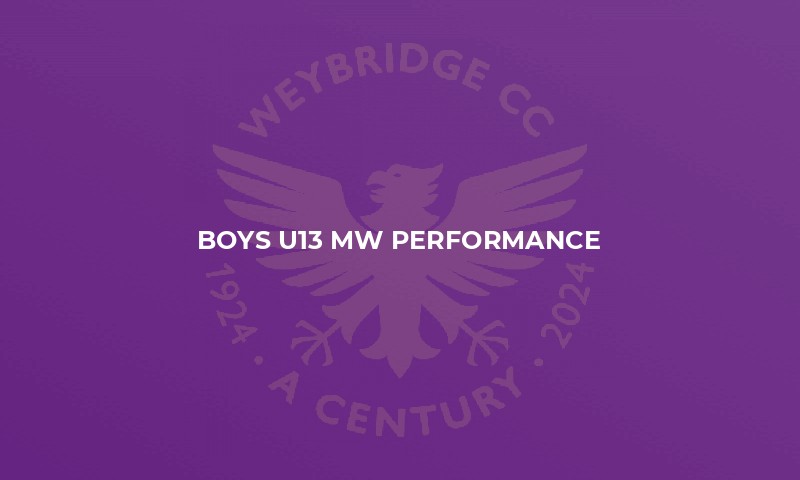Boys U13 MW Performance