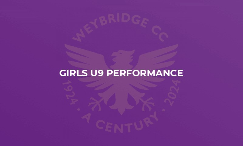 Girls U9 Performance