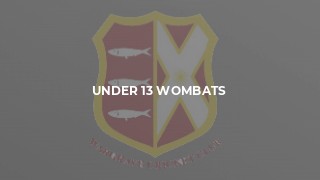 Under 13 Wombats