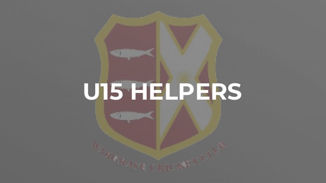 U15 Helpers