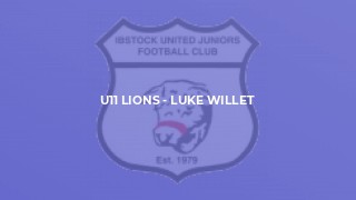 U11 LIONS - Luke Willet