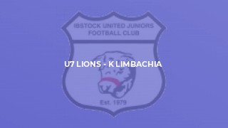 U7 LIONS - K LIMBACHIA