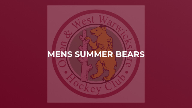 Mens Summer Bears