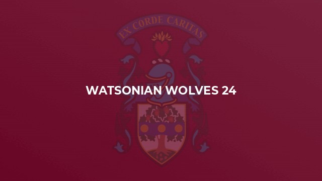 Watsonian Wolves 24