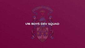 U16 Boys Dev Squad