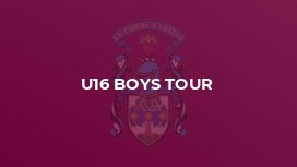 U16 Boys Tour