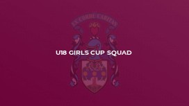 U18 Girls Cup Squad