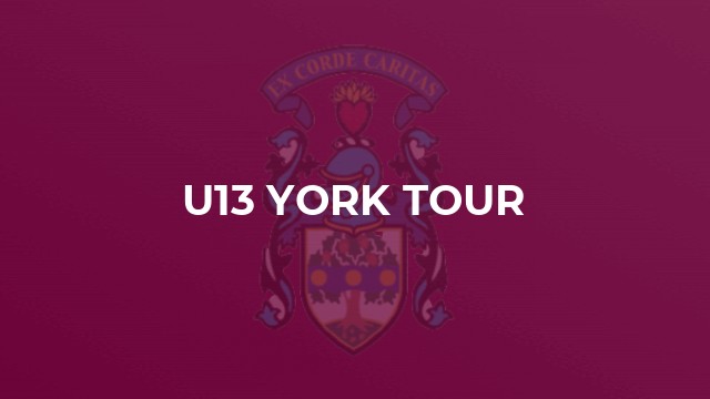U13 York Tour