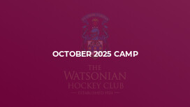 October 2025 Camp