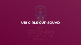 U18 Girls Cup Squad
