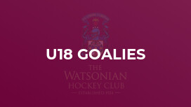 U18 Goalies