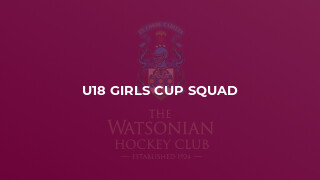 U18 Girls Cup Squad