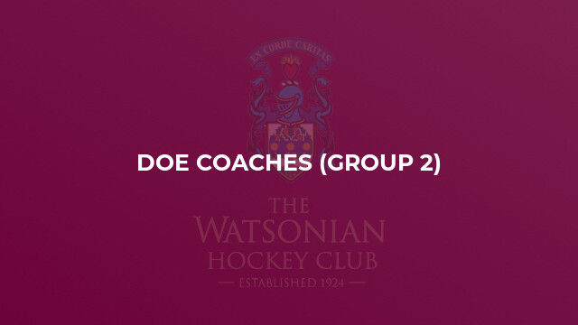 DoE Coaches (Group 2)