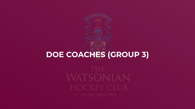 DoE Coaches (Group 3)