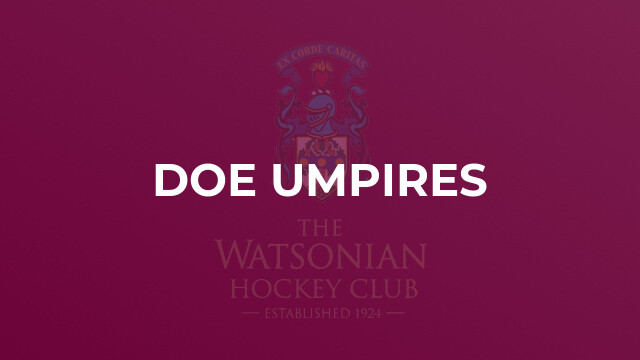 DoE Umpires