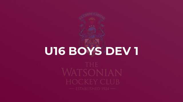 U16 Boys Dev 1