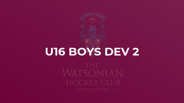 U16 Boys Dev 2