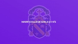 Marr College Girls U-14’s
