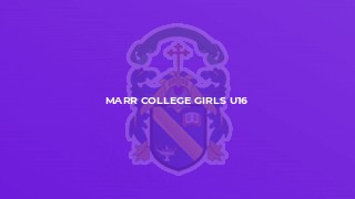Marr College Girls U16