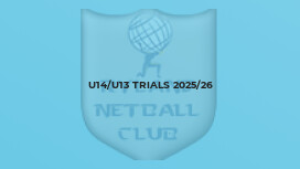 U14/U13 Trials 2025/26