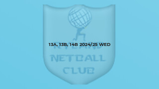 13A, 13B, 14B 2024/25 Wed